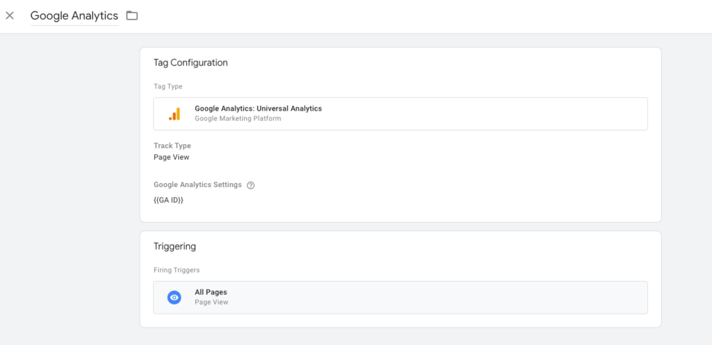 Google Tag Manager Google Analytics Setup